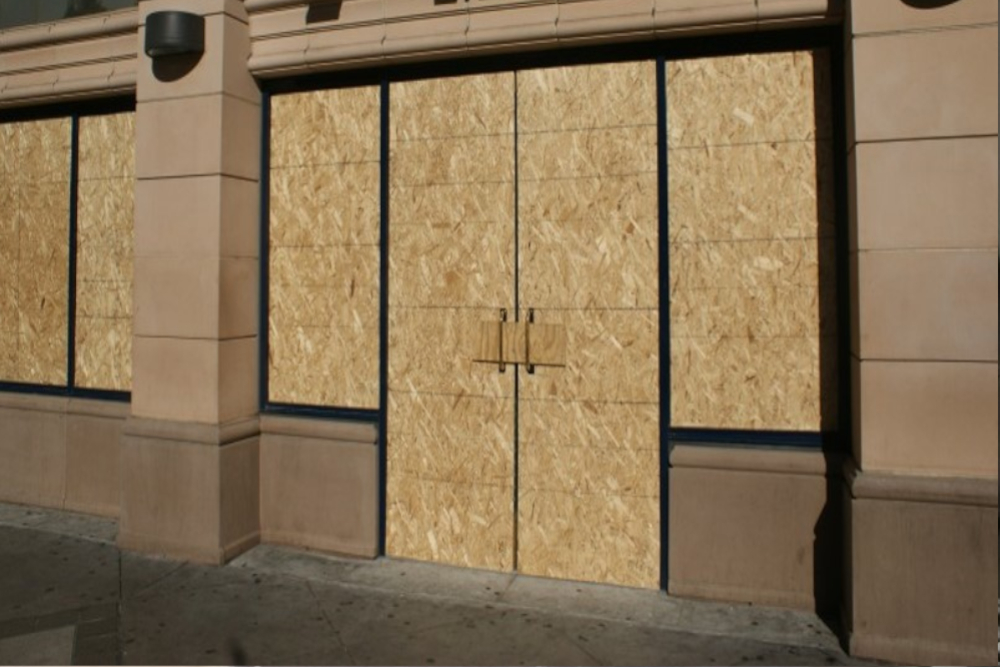 Boarding Up in North London